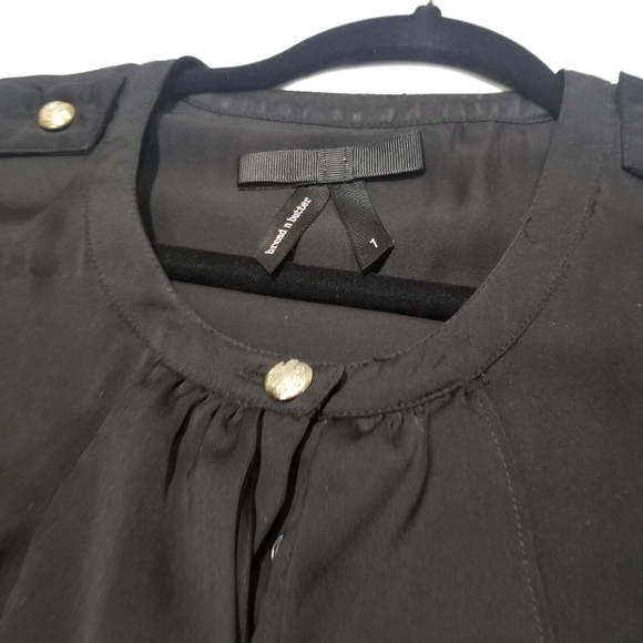 BREAD AND BUTTER tunic dress blouse ruffle tie design - Picture 6 of 12